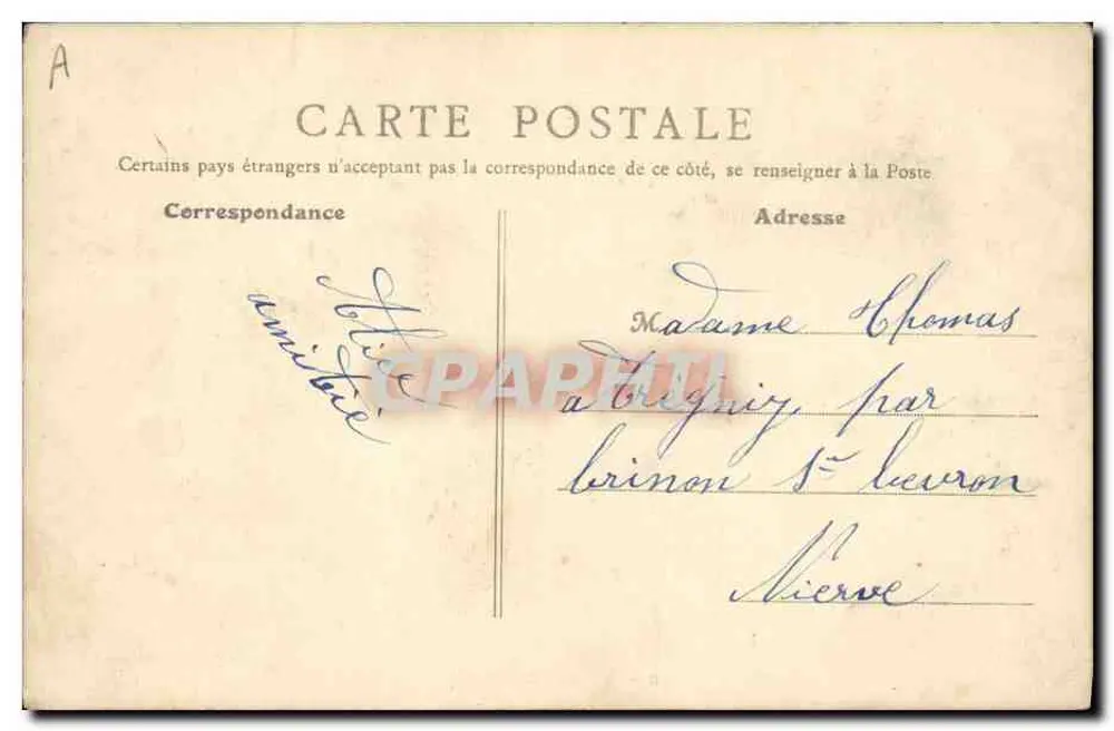 Nevers - Il Parco - Kiosco della Musica — B.F., Parigi, n°12 - Verso