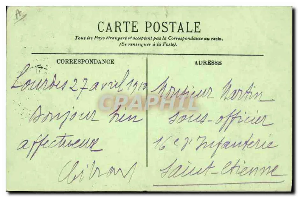 Cão dos Pirineus — Cenas e Tipos dos Pirineus — LL. n°11 - Verso