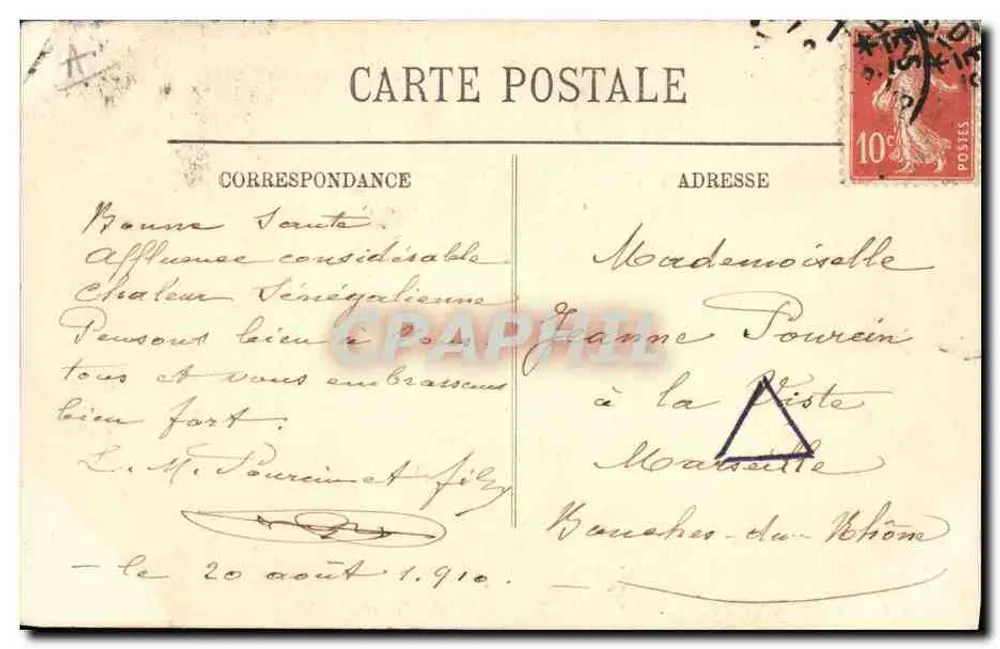 Cão das Pirineus — Cenas e Tipos das Pirineus — LL. - Verso