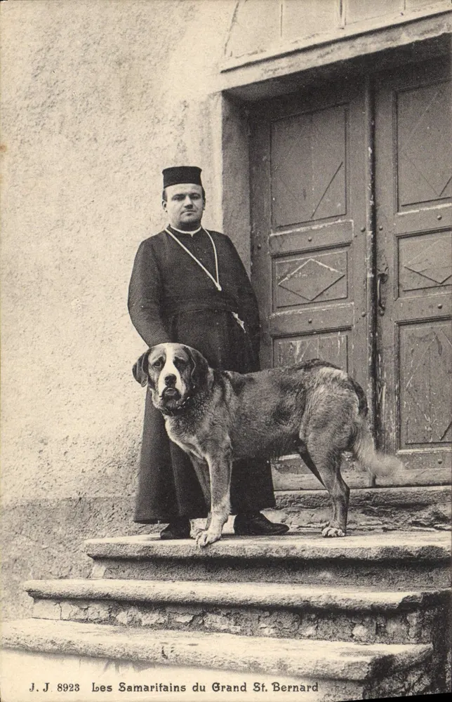 Die Samariter des Grand St Bernard — J.J. 8923 - Vorderseite