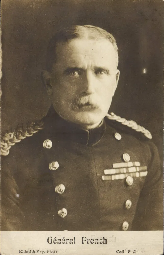 Général French — portrait en uniforme militaire — Elliott & Fry. PHOT. Coll. P R - Frente