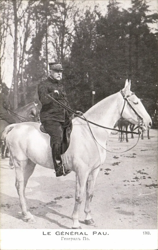 O Geral Pau — a cavalo — Edição Europeia de 1914, n° 1763 - Frente