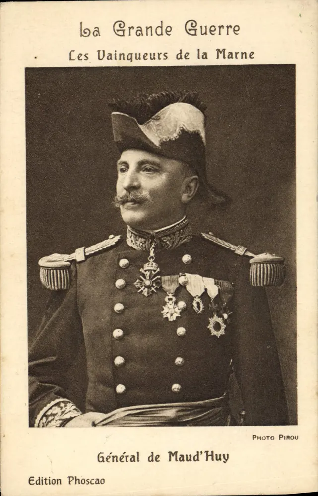 General de Maud'Huy — Die Sieger der Marne — Ausgabe Phoscao - Vorderseite
