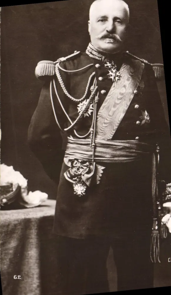 General in dekorativem Uniform — Patriotische Galerie N° 62 - Vorderseite
