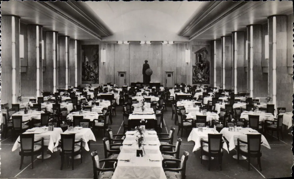 Erste-Klasse-Esszimmer — Cliché « Liberté » — Compagnie Générale Transatlantique, Édition La Ligoine, Rouen (S.-L.) - Vorderseite