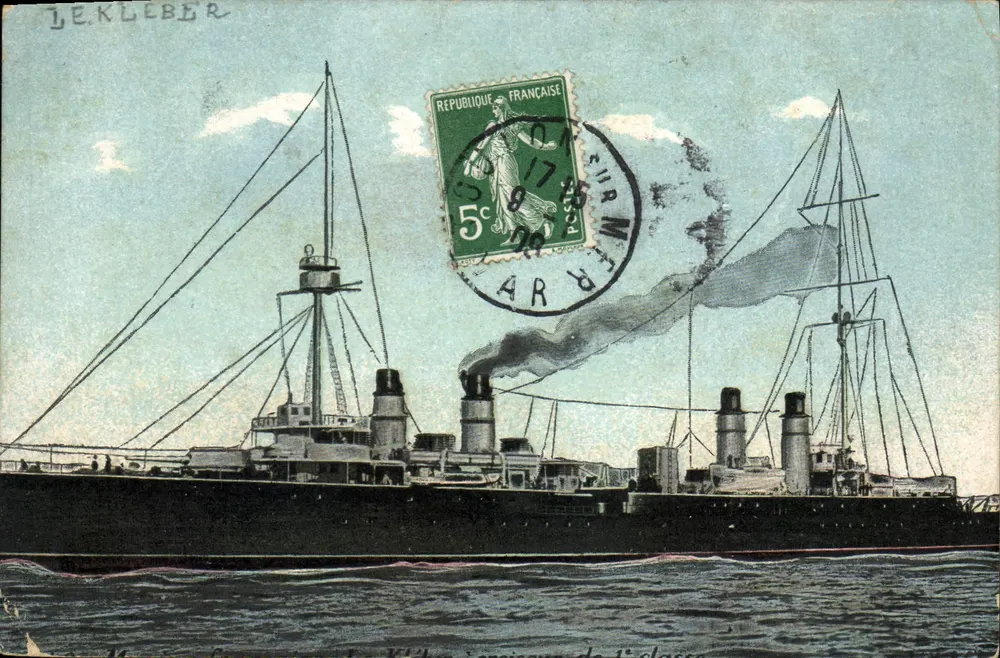 Navire de 1ère classe — croiseur de la Marine française — éditeur L.E. KLEBER - Voorkant