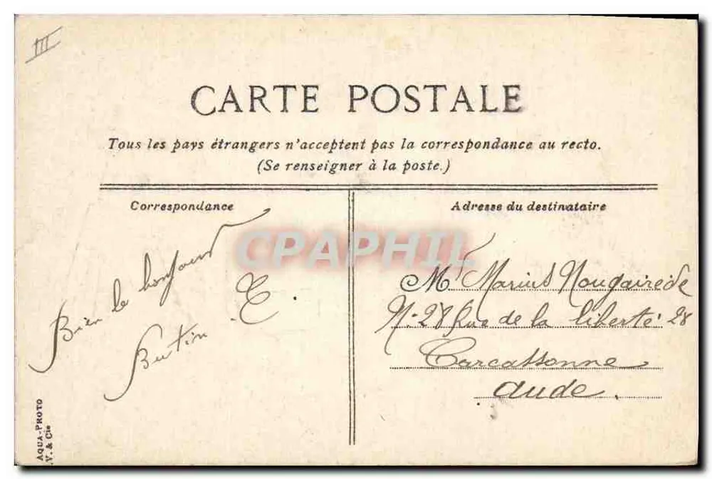 Navire de 1ère classe — croiseur de la Marine française — éditeur L.E. KLEBER - Achterkant