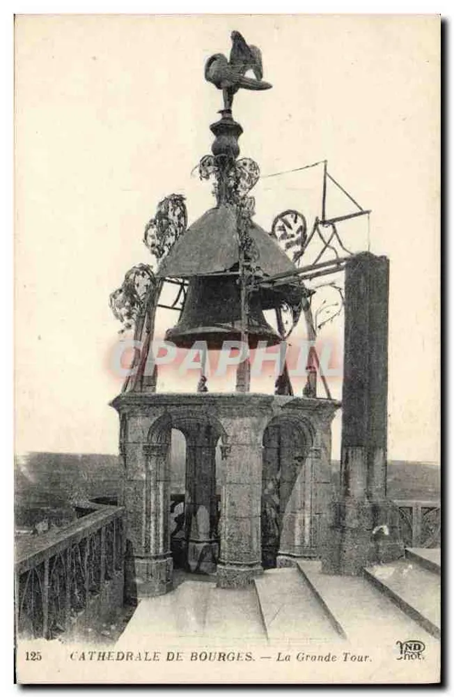 Kathedrale von Bourges — Die Große Turm — YND Phot. - Vorderseite