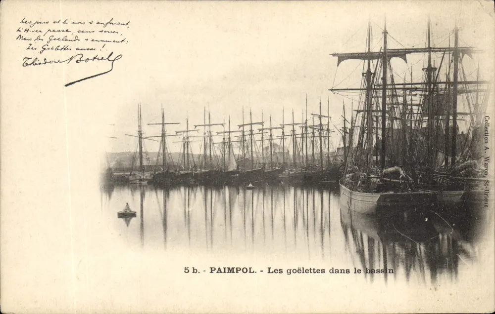 Paimpol — Die Goélettes im Hafen — Sammlung A. Varon St-Blanc - Vorderseite