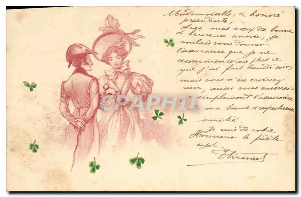 Zwei Frauen in historischem Kleid — rosa Illustration — Verlag BRW 479 - Vorderseite