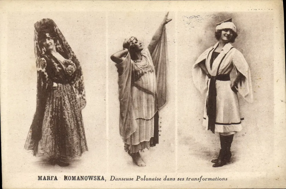 Marfa Romanowska — Dançarina Polonesa em suas transformações — editor não visível - Frente