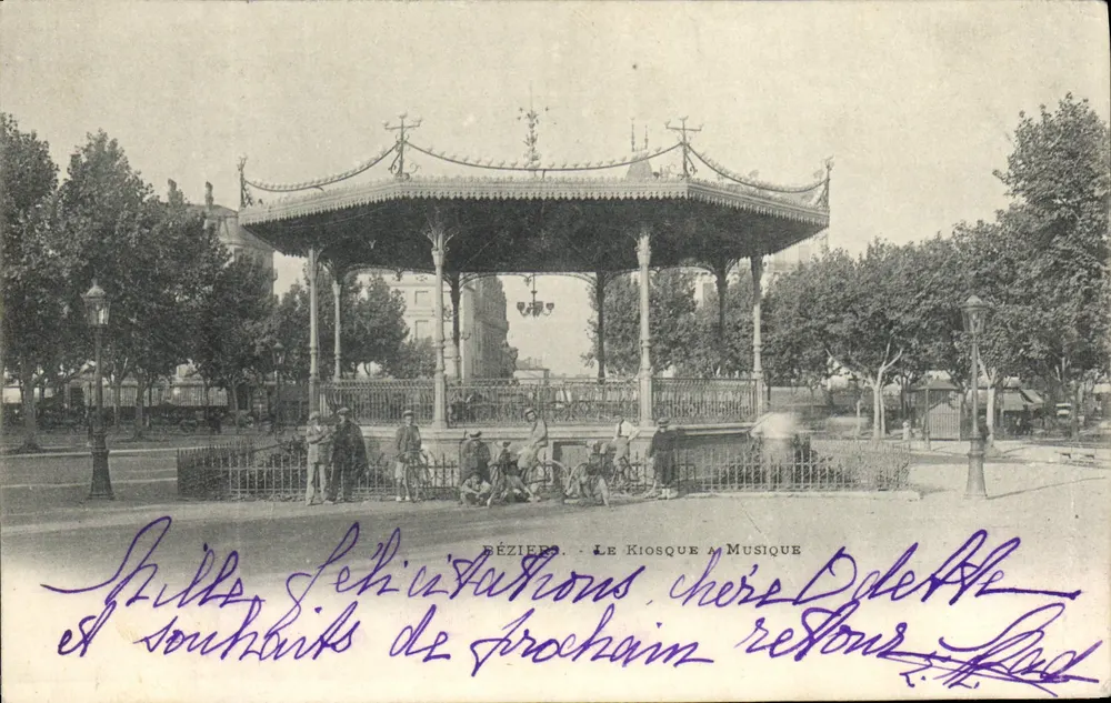 Béziers — O Kiosque à Musique — Editor não identificado - Frente