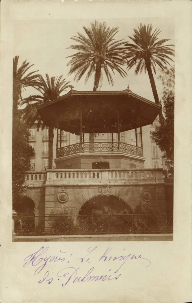 Der Palmenkiosk — Royer — Postdruckerei - Vorderseite
