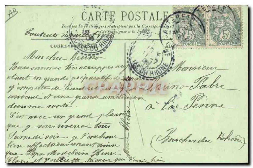 Cão das Pirineus — LL. — n°122 - Verso