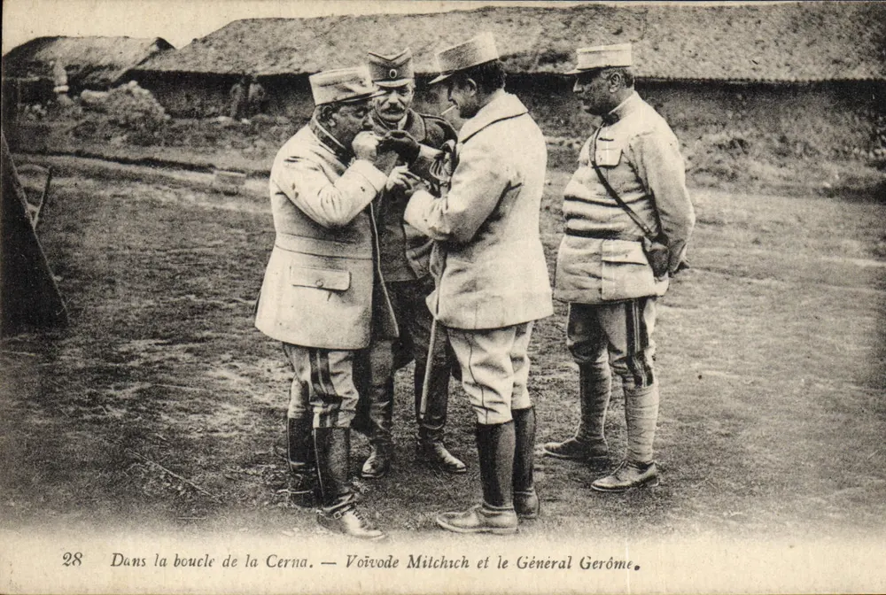 In der Cerna-Schleife — Voivode Mitichich und General Gerome — Cerna-Editionen, Nr. 28 - Vorderseite