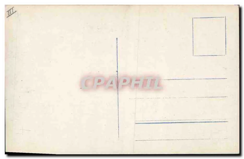 Retrato de um homem em uniforme — editor desconhecido, número de série III visível no verso - Verso