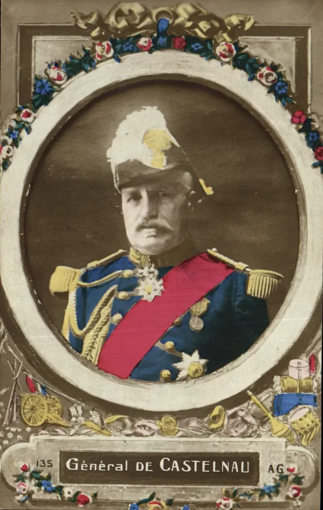 Geral de Castelnau — retrato militar — A.G. n°135 - Frente