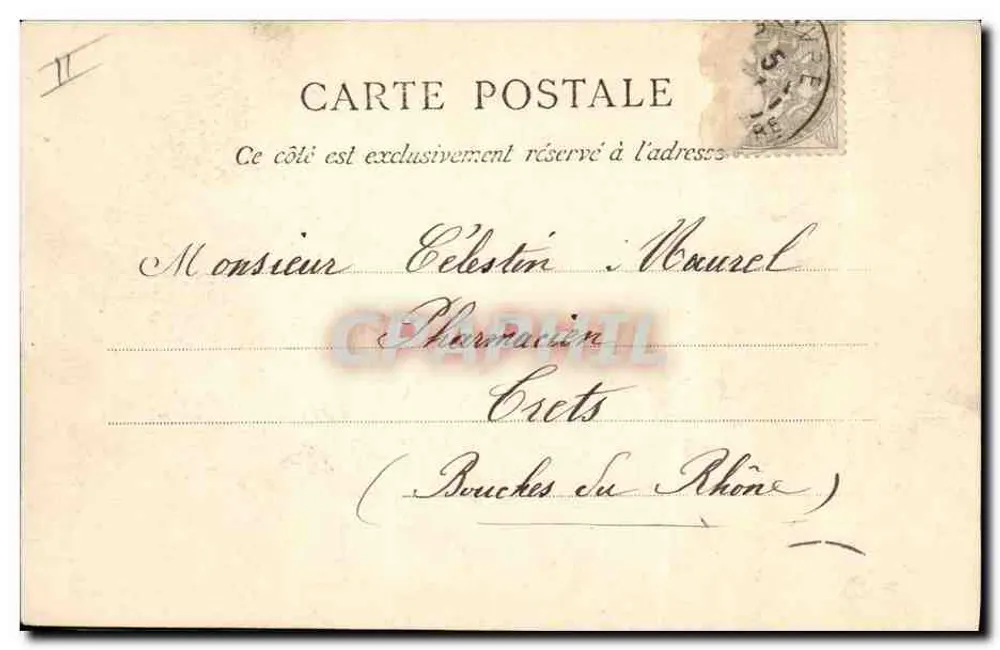 Le Havre — Das Dampfschiff "La Lorraine" — Verlag E. J. - Rückseite