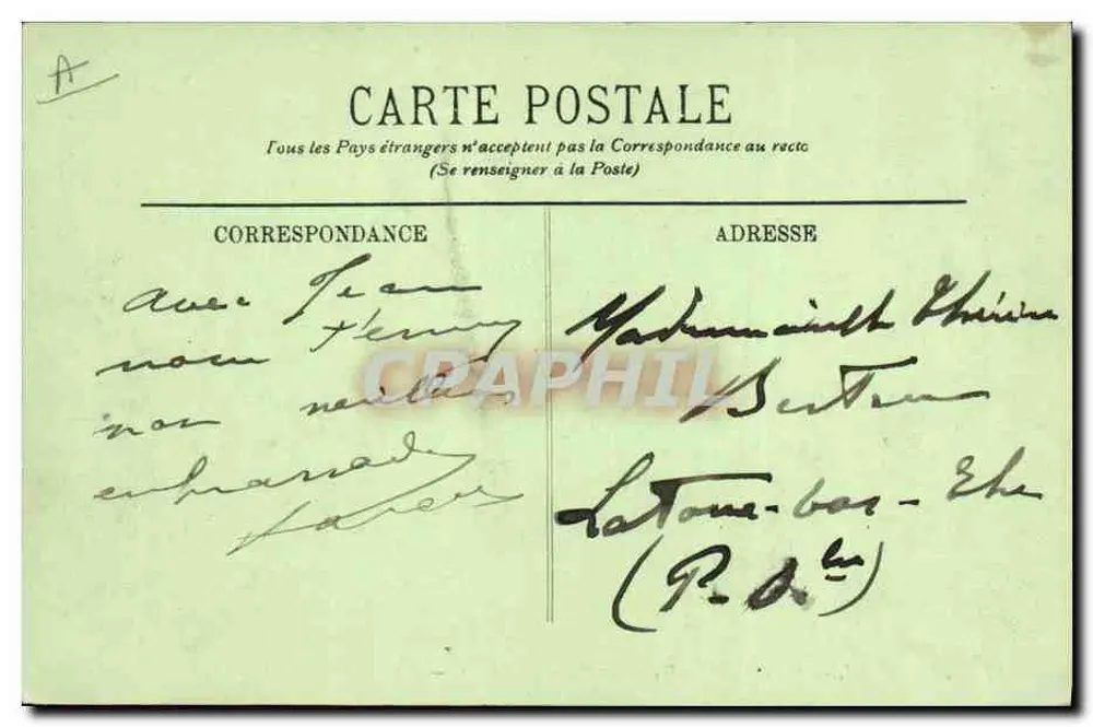 Le Havre — « La Lorraine » im Bassin der Eure — LL. — Nr. 27 - Rückseite