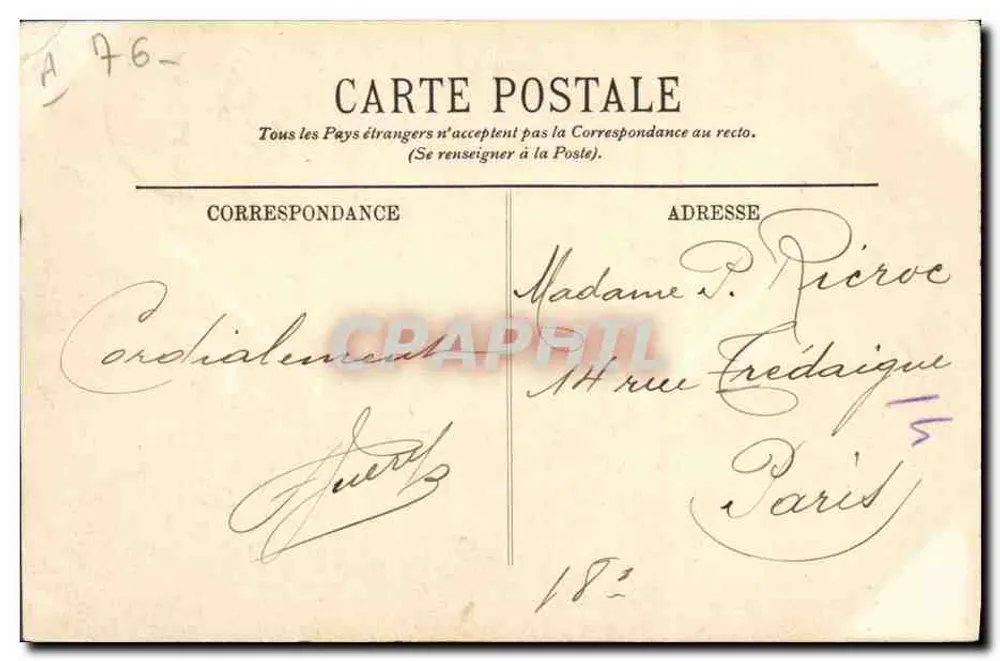 Le Havre — Der Transatlantiker "La Lorraine" — LL. — Nr. 52 - Rückseite
