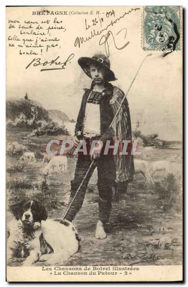 Botrel — La Chanson du Patour — Collection E.H. - Recto