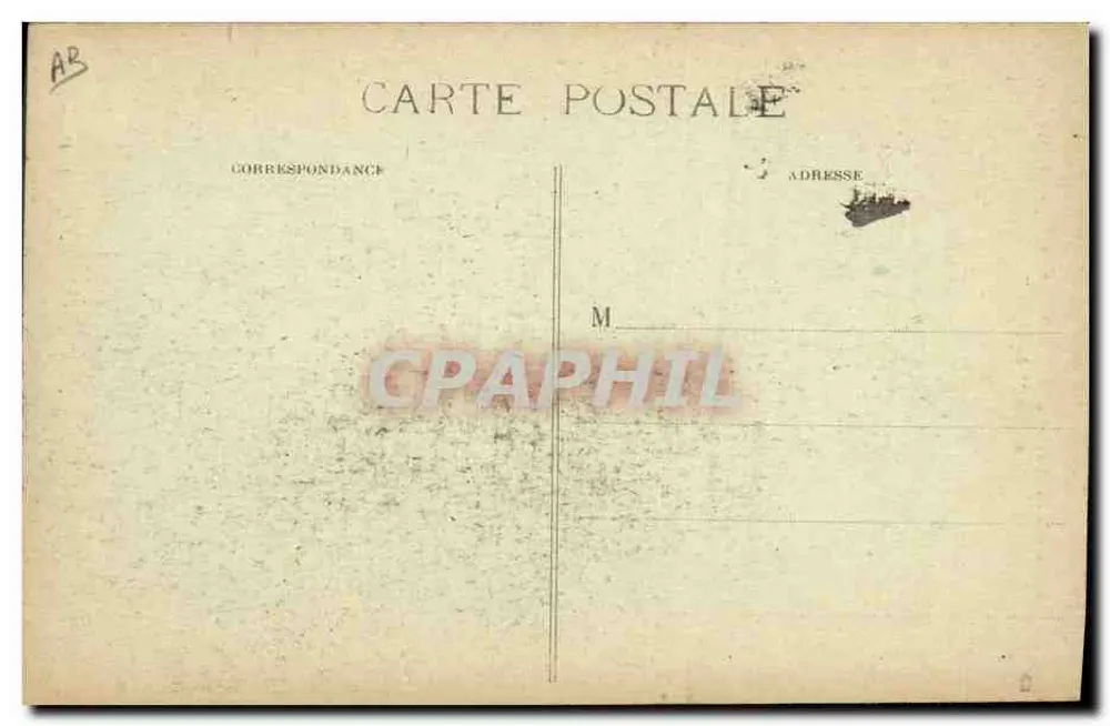 Th. Botrel, Rolle von Yves le Guermeur in "Maïna" — Sammlung E. Hamonic, St-B. - Rückseite