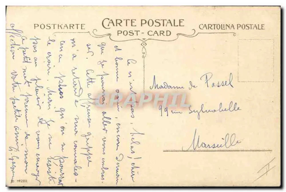 Dois cervos nas montanhas — sob a lua — editor não visível - Verso