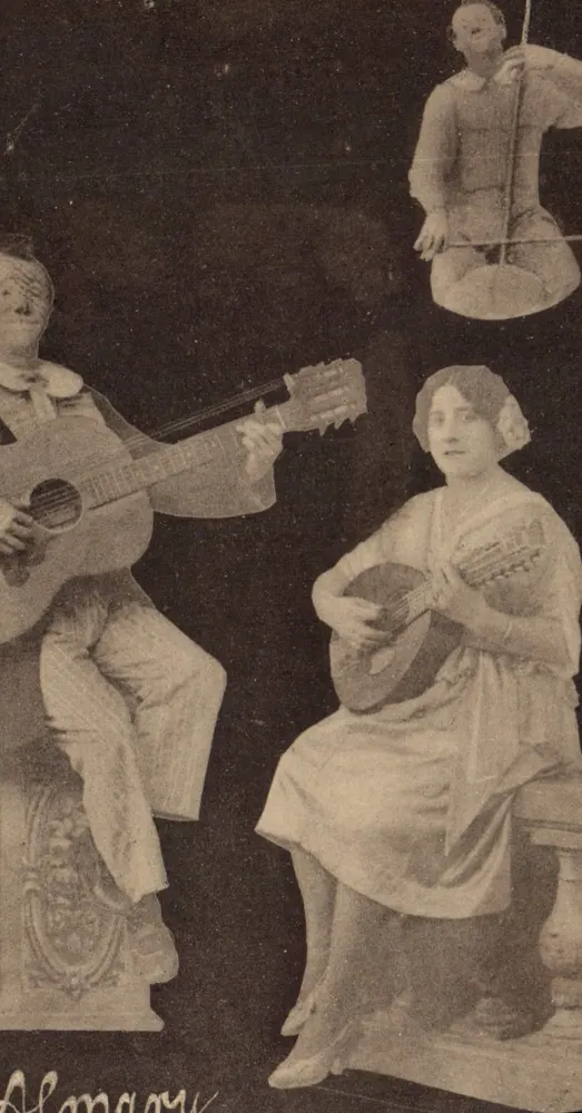 Músicos — cena de espetáculo — Cie Académie d'Arts Impromécaniques, Strasbourg - Frente