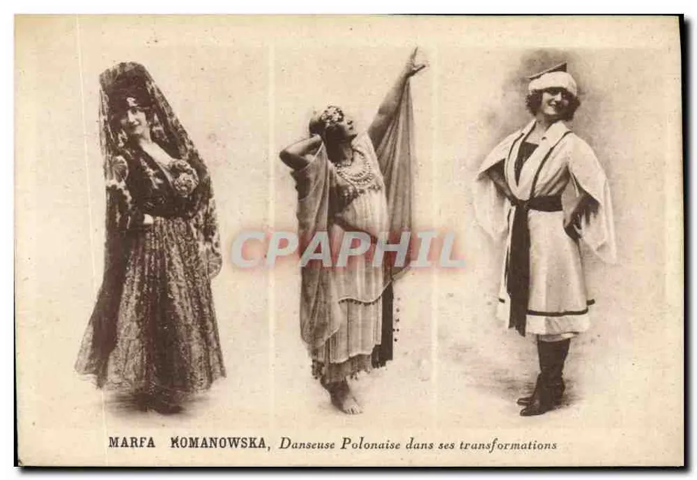 Marfa Romanowska, Dançarina Polonesa em suas transformações — editor não visível, número de série não visível - Frente