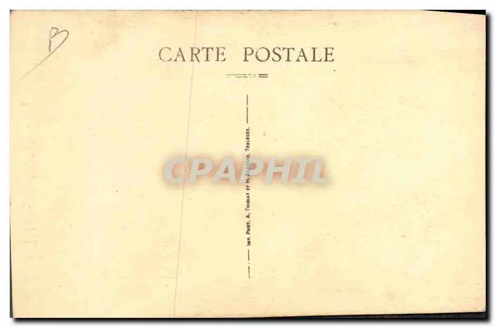 The Wilton — Casal em traje de espetáculo com cachorro — editor Tommat & Reliquois, Toulouse - Verso
