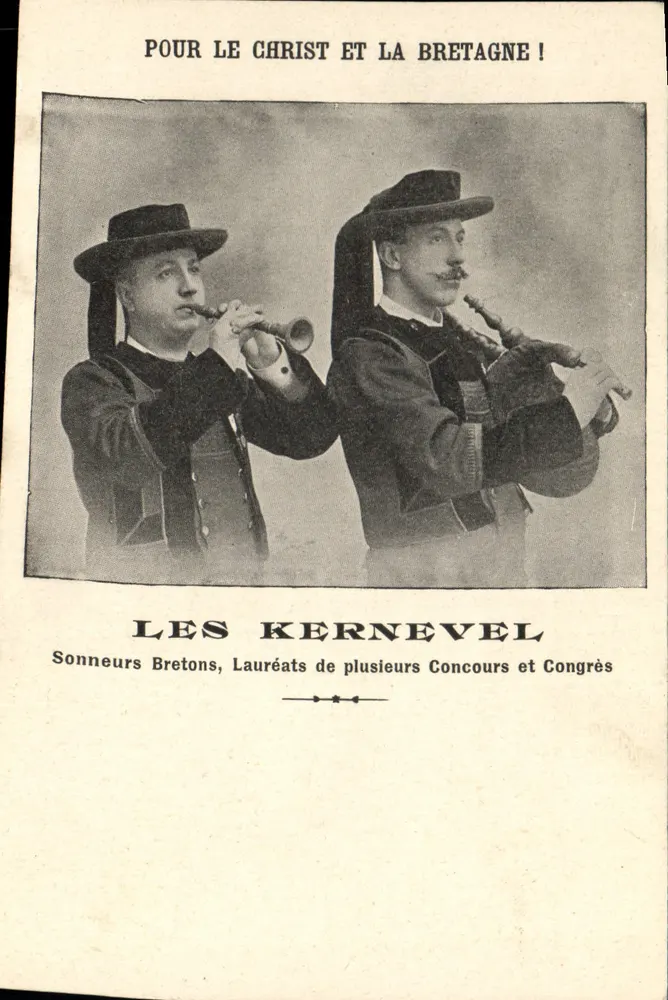 Les Kernevel — Bretonische Glockenspieler, Gewinner mehrerer Wettbewerbe und Kongresse — Verlag nicht sichtbar - Vorderseite