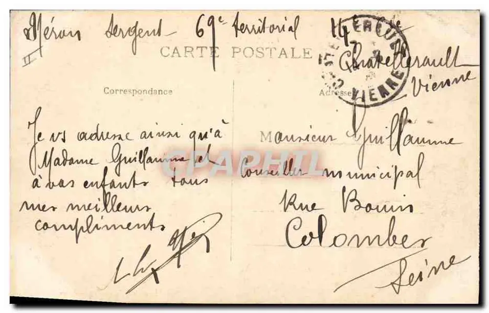 Châtellerault — Kiosku muzyki — Bulwar Blossac — Wyd. Nowych Galerii - Rewers