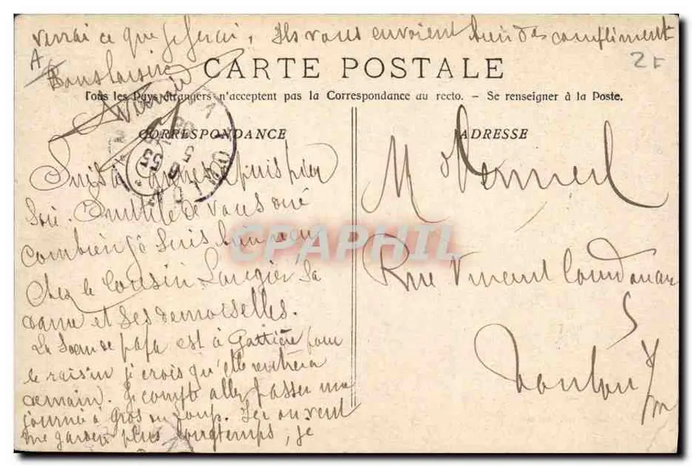 CANNES (A.-M.) — A Hora da Música — L. Maillan editor, n° 523 P. - Verso