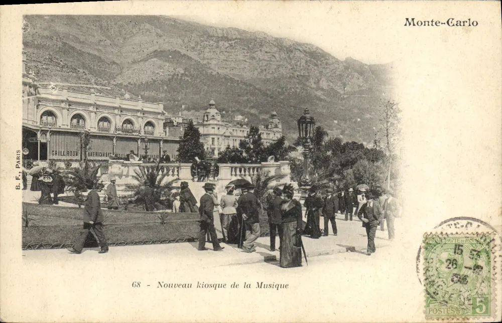 Monte-Carlo — Neues Musikpavillon — B.F. PARIS n°68 - Vorderseite