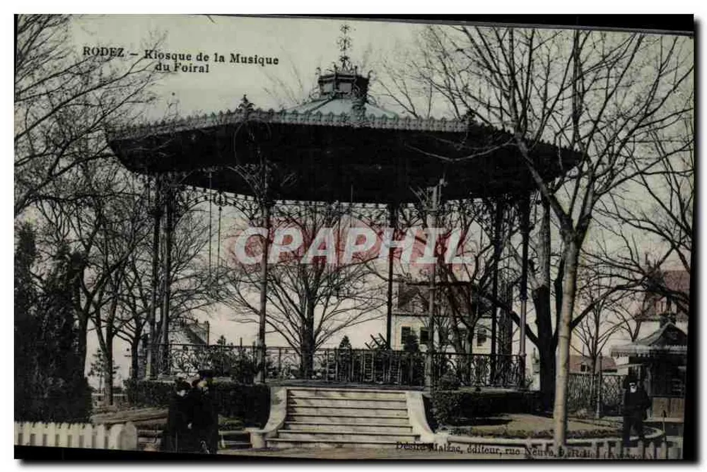 Rodez — Musikkiosk des Foireal — Débats Malzine, Verleger, Neustraße, Paris - Vorderseite