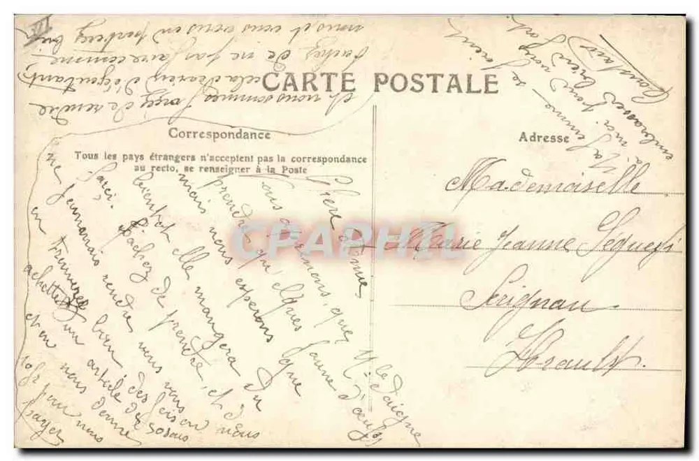 Rodez — Musikkiosk des Foireal — Débats Malzine, Verleger, Neustraße, Paris - Rückseite