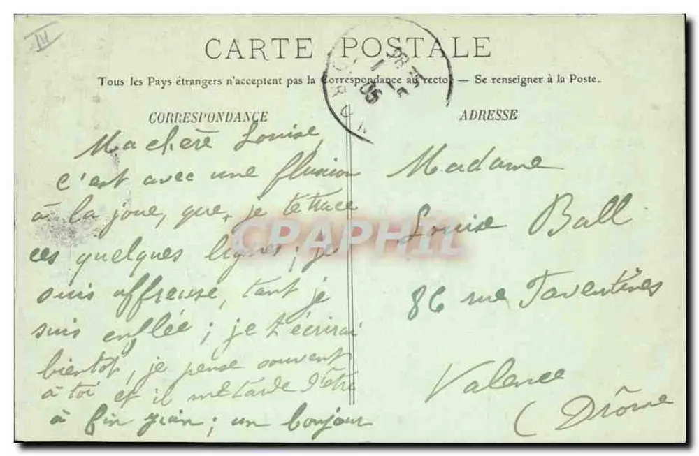 Grenoble — Garten des Rathauses — Das Konzert — LL. Grondes-Carnes - Rückseite