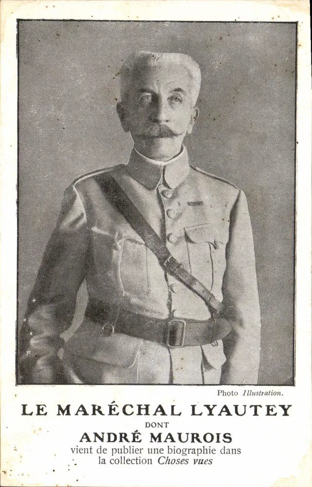 O marquês Lyautey — retrato — Foto Ilustração, coleção Coisas vistas - Frente