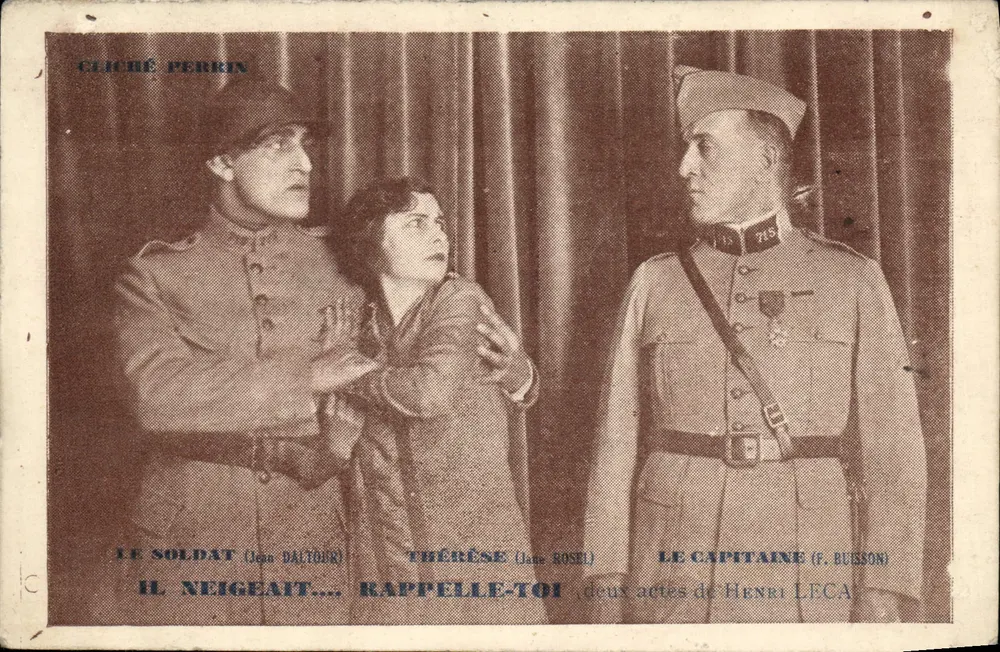 Der Soldat — Es schneite... erinnere dich — Perrin Cliché - Vorderseite