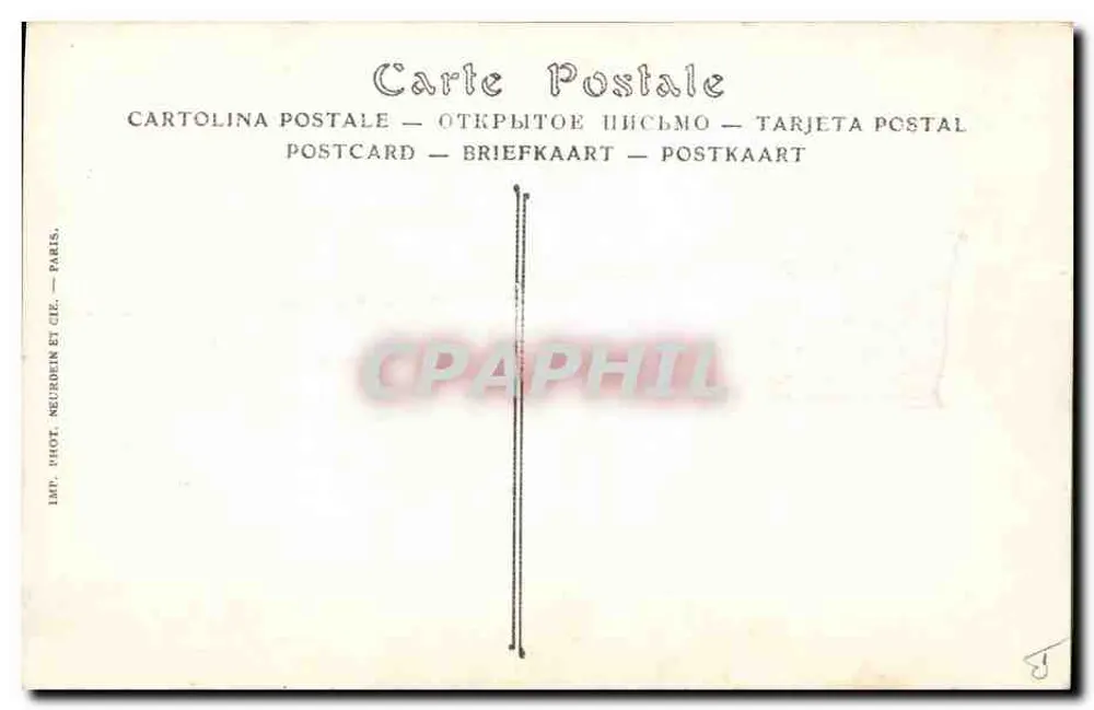 Lounge der 2. Klasse — Dampfschiff « Lafayettte » mit 4 Propellern — Imp. Phot. Neurdein et Cie - Rückseite
