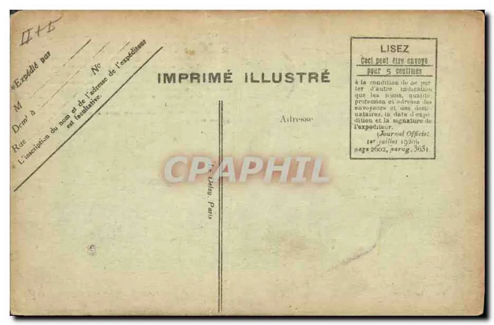 Der Transatlantiker "LA LORRAINE" — Le Havre — G. F., Le Havre - Rückseite