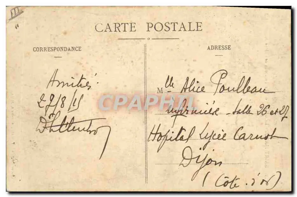 Saint-Malo - Le Grand Bé - Le Tombeau de Châteaubriand - G. F. - n° 4839 - Rückseite