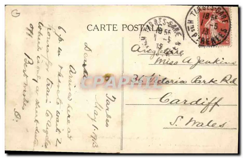 Lande - Pfeifenhüter - Les Appeaux — F. Bernede, Fotografie, Morcenx - Landes - Rückseite