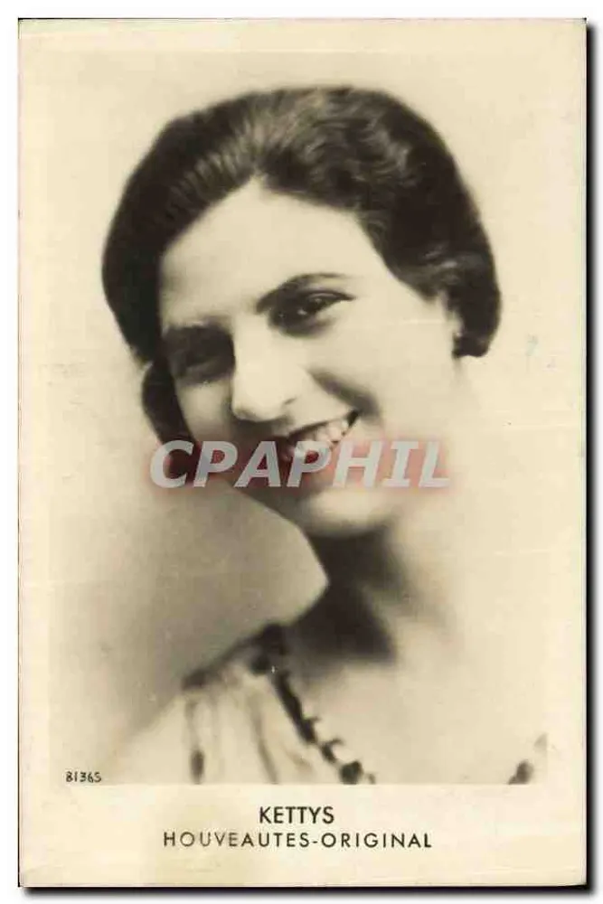 Ketty S — retrato sorridente — HOUVEAUTES-ORIGINAL n°81365 - Frente