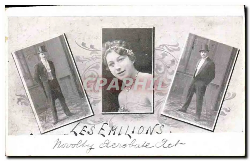 Les Emilions — Novas Acróbatas — Editor não visível - Frente