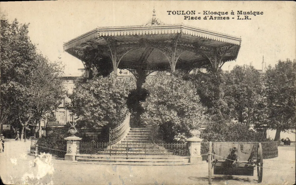 Toulon - Musikkiosk Place d'Armes - L.R. - Vorderseite