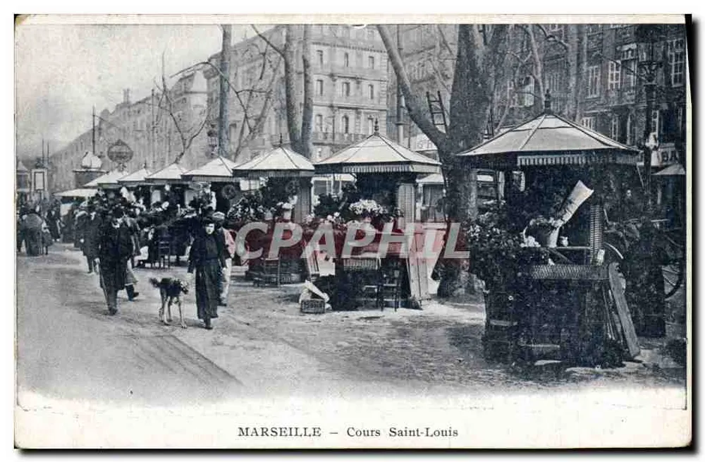 Marseille — Cours Saint-Louis — Verlag unbekannt - Vorderseite