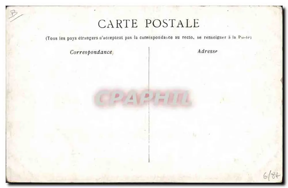 Marseille — Cours Saint-Louis — Verlag unbekannt - Rückseite