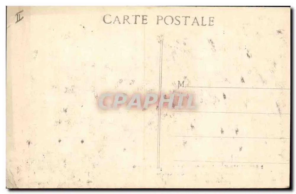 Albert Ier roi des Belges — portrait en uniforme avec allégorie de l'Histoire — Édition Chiesa, 5, rue Cottelier - Verso