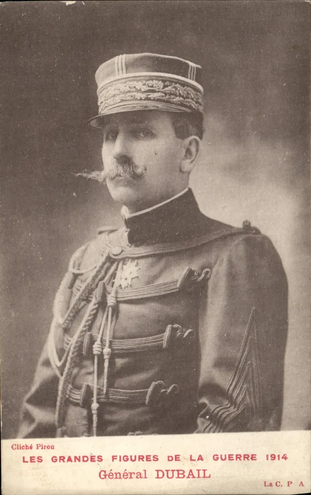 Geral Dubail — As Grandes Figuras da Guerra 1914 — Cliché Pirou, La C.P.A. - Frente